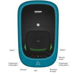 Cargador Orbis coche eléctrico 22kW Orbis Viaris Combi Plus Tipo 2 cable 5m - WiFi