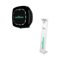 Pack Cargador de Coches Eléctricos Wallbox Pulsar Plus Type 2 de 7.4kW con Pedestal Estándar