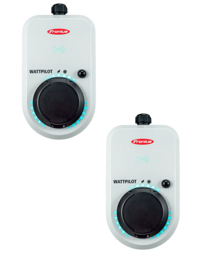 Pack 2 uds. Cargador Coches Eléctricos Fronius Wattpilot Home 11kW