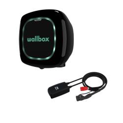 Pack Cargador Coche Eléctrico Wallbox Pulsar Plus Type 1 de 7,4kW con Cargador Portátil 11kW