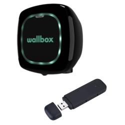 Pack Cargador Wallbox Pulsar Plus 7,4kW Tipo 1 con Módem USB