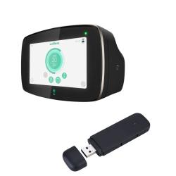 Pack Cargador Coche Eléctrico Wallbox 7.4kW Commander 2 Negro Tipo 1 con Módem USB