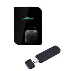 Pack Cargadores Coches Eléctricos Wallbox Copper SB 22kW con Módem USB