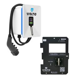 Kit Cargador Coche Eléctrico Woltio Pro con Kit Schuko