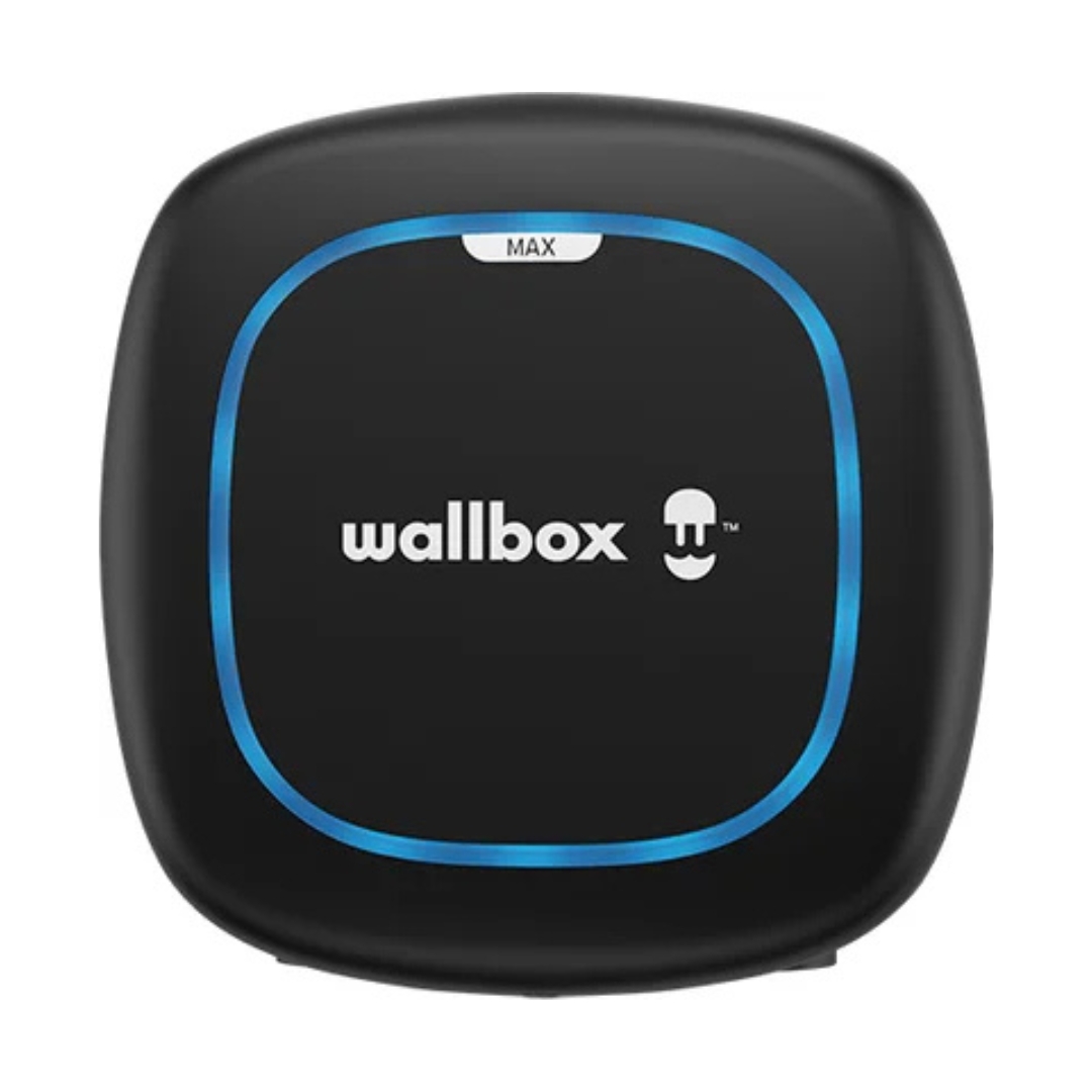 Cargador Wallbox Pulsar Max 22kW Trifásico manguera tipo 2 de 5 metros negro