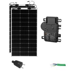 Kit Paneles Solares para Balcones 400W con Microinversor 360W