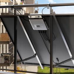 Kit Autoconsumo Fotovoltaico con Panel Solar Balcón 1020W y Microinversor Ecoflow 800W