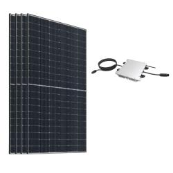 Kit Placas Solares Autoconsumo Fotovoltaico para Balcones 2140W con Microinversor DEYE 2000W SUN2000WG4