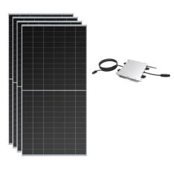 Kit Paneles Solares para Balcones 2140W con Microinversor DEYE 2000W SUN2000WG4