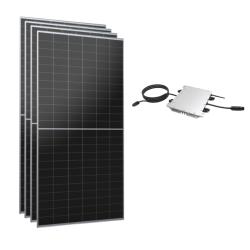 Kit Panel Solar Balcón 2040W con Microinversor DEYE 2000W