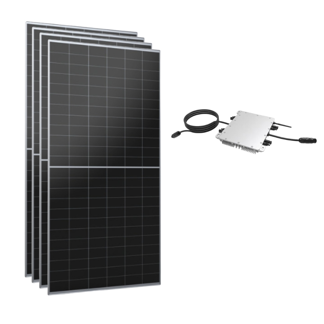 Kit Panel Solar Balcón 2040W con Microinversor DEYE 2000W