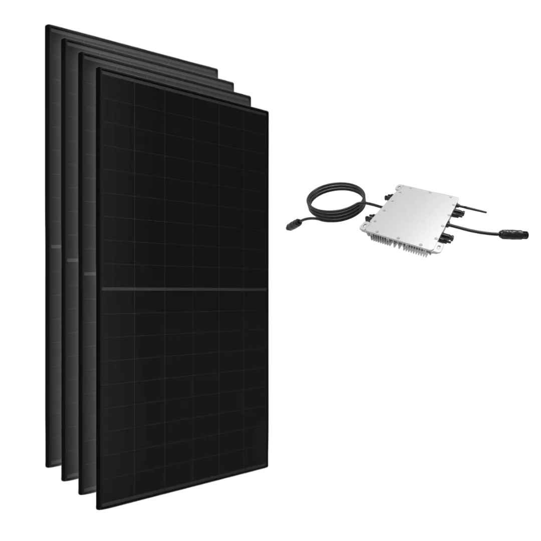 Kit Paneles Solares para Balcones 2140W con Microinversor DEYE 2000W