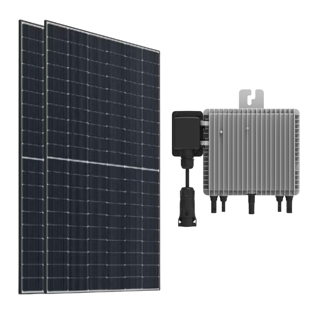 Kit Placa Solar Balcón 1070W con Microinversor DEYE 1000W