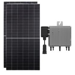 Kit Panel Solar para Balcón 1020W con Microinversor DEYE 1000W