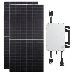 Kit Placas Solares para Balcón con Microinveror 1000W Hoymiles