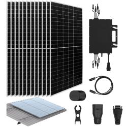 Kit Solar de Conexión a Red 6kW Trifásico con Microinversores Hoymiles