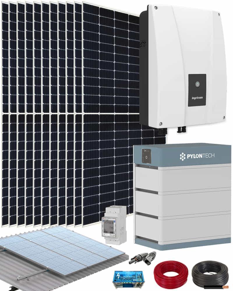 Kit Solar Híbrido Ingeteam 6000W 32200Whdia