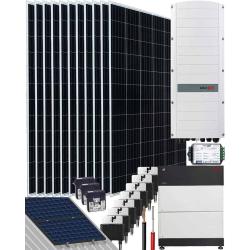 Kit Energía Solar Trifásico para Autoconsumo 5000W SolarEdge 27000Whdia