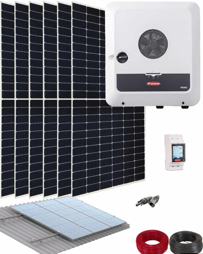 Kit Autoconsumo Fotovoltaico para Instalación de Placas Solares Fronius 3000W 16kWhdia