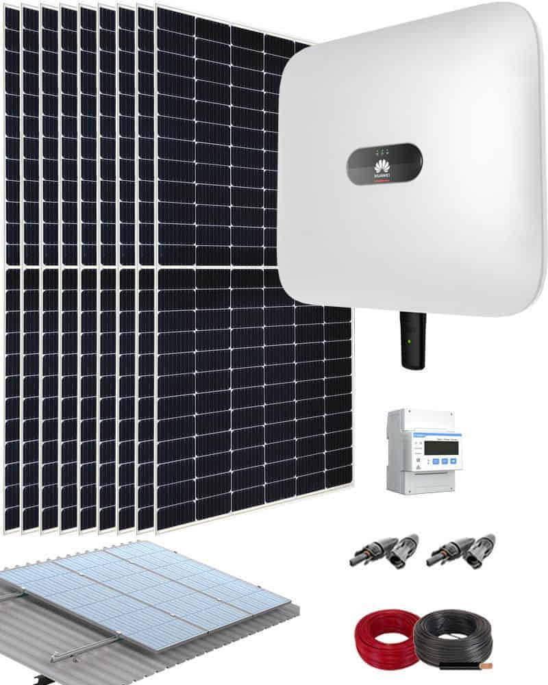 Kit Instalación Fotovoltaica Autoconsumo Huawei Trifásico 3000W 15000Whdia