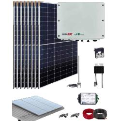 Kit para Instalar Placas Solares en Casa SolarEdge 3000W 16500Whdia  Monofásico