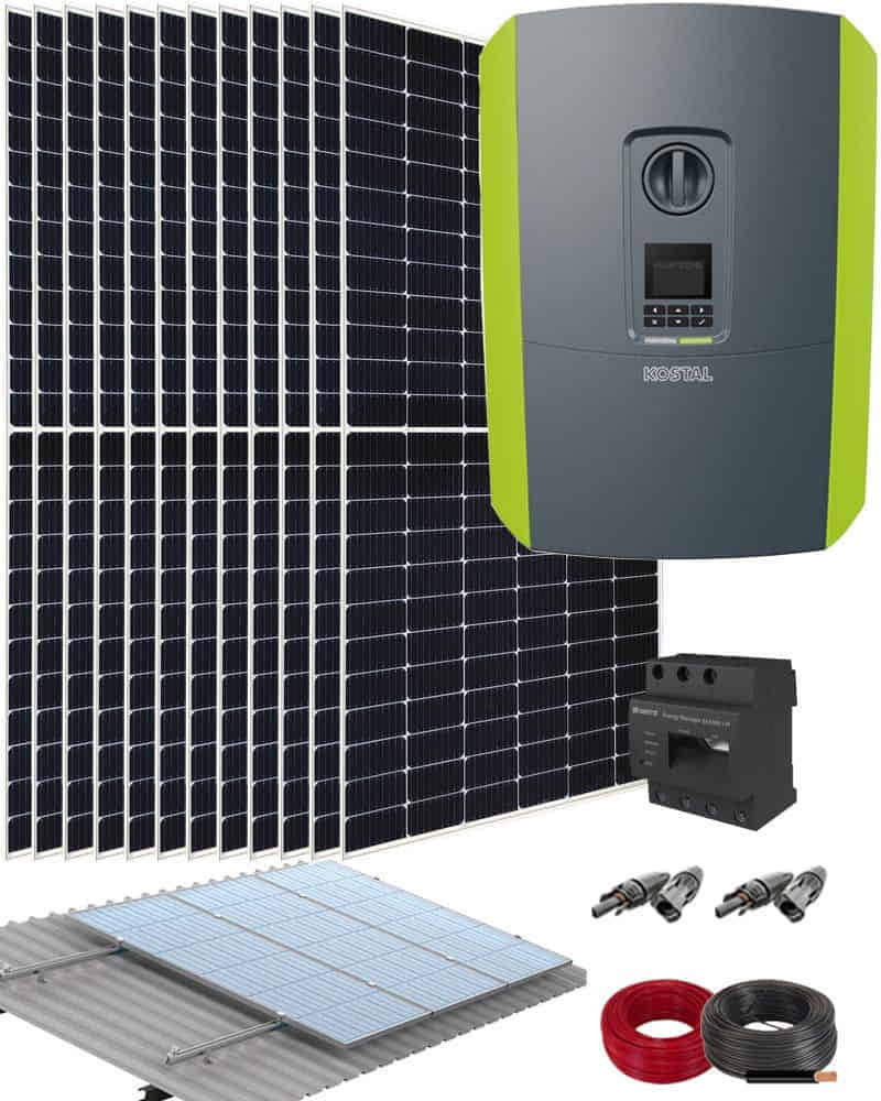 Kit Solar Trifásico 5500W 28000Whdia Kostal