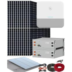 Kit Solar Instalación Fotovoltaica Autoconsumo 6kW Hoymiles con Bateria Litio 10kWh Suntaic
