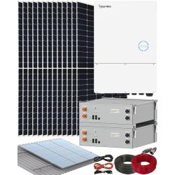 Kit Solar Autoconsumo 8kW Hoymiles para instalar paneles solares con Baterias Litio 10kWh Suntaic
