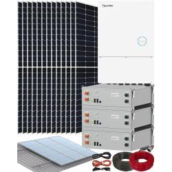 Kit Solar Hibrido 12kW Hoymiles con Baterias Litio 15kWh Suntaic