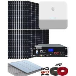 Kit Solar Hibrido 5kW Hoymiles con Bateria Litio 5kWh DC