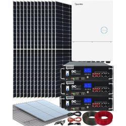 Kit Solar Hibrido 12kW Hoymiles con Baterias Litio 15kWh DC