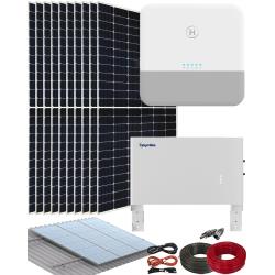 Kit Solar Híbrido 5kW Hoymiles con Batería Litio 5kWh