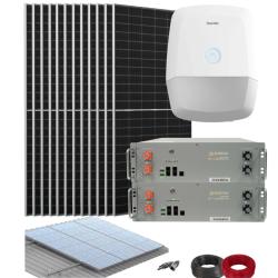 Kit Solar con Batería Trifásico 6kW Hoymiles con Litio 10kWh Suntaic