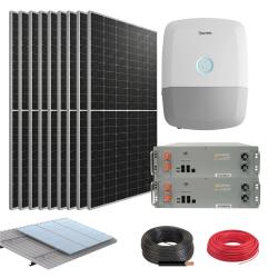Kit Solar con Batería Trifásico 8kW Hoymiles con Litio 10kWh Suntaic