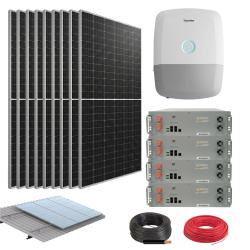 Kit Solar con Batería Trifásico 15kW Hoymiles con Litio 20kWh Suntaic