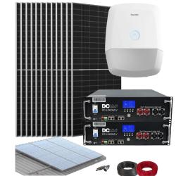Kit Solar Autoconsumo con Baterías 6kW Hoymiles con Litio 10kWh DC
