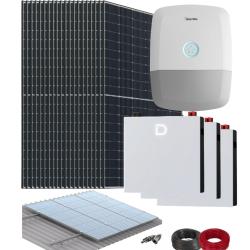 Kit Solar con baterías de litio Hoymiles 10kW Trifásico con Baterías de Litio Dyness 15,36kWh