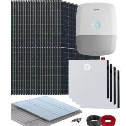 Kit Solar Híbrido Hoymiles 15kW Trifásico con Baterías de Litio Dyness 20,48kWh