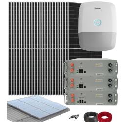Kit Solar Híbrido Hoymiles 12kW Trifásico con Baterías de Litio Suntaic 15kWh