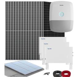 Kit Solar Híbrido Hoymiles 12kW Trifásico con Baterías de Litio 15,36kWh