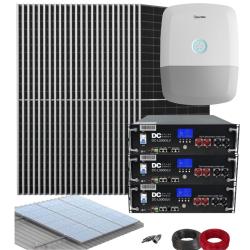 Kit Solar Híbrido Hoymiles 12kW Trifásico con Baterías de Litio DC 15kWh
