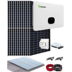 Kit Autoconsumo Nave Industrial 40kW 205kWhdía Growatt Trifásico
