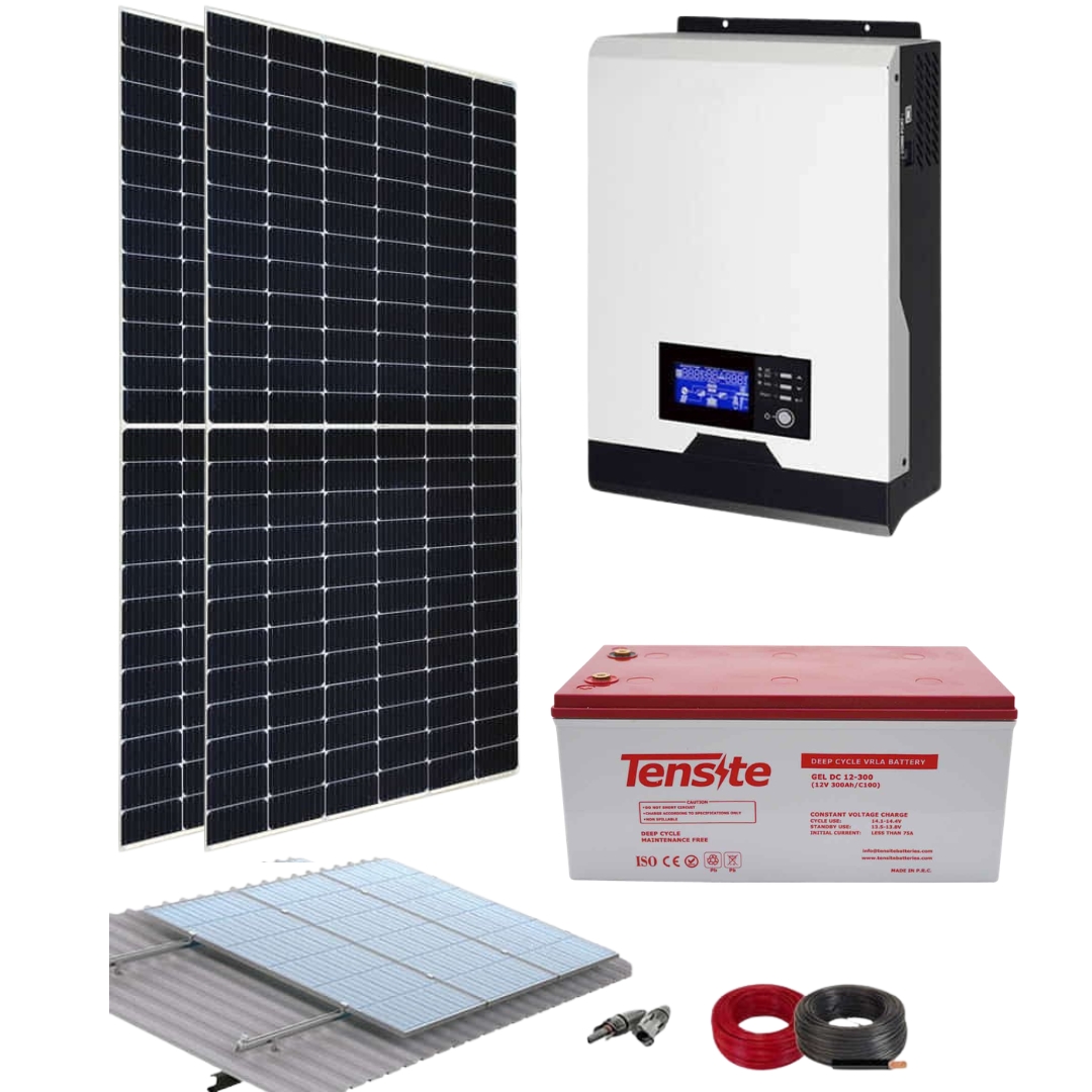 Kit Solar Aislada 1000W 12V 3605Whdía