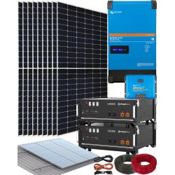 Kit Solar para Instalar Placas Solares para Casa de Campo 5000W Baterías Litio US5000