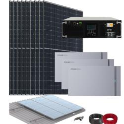 Kit Solar Vivienda Aislada 5000W 48V 18000Whdia