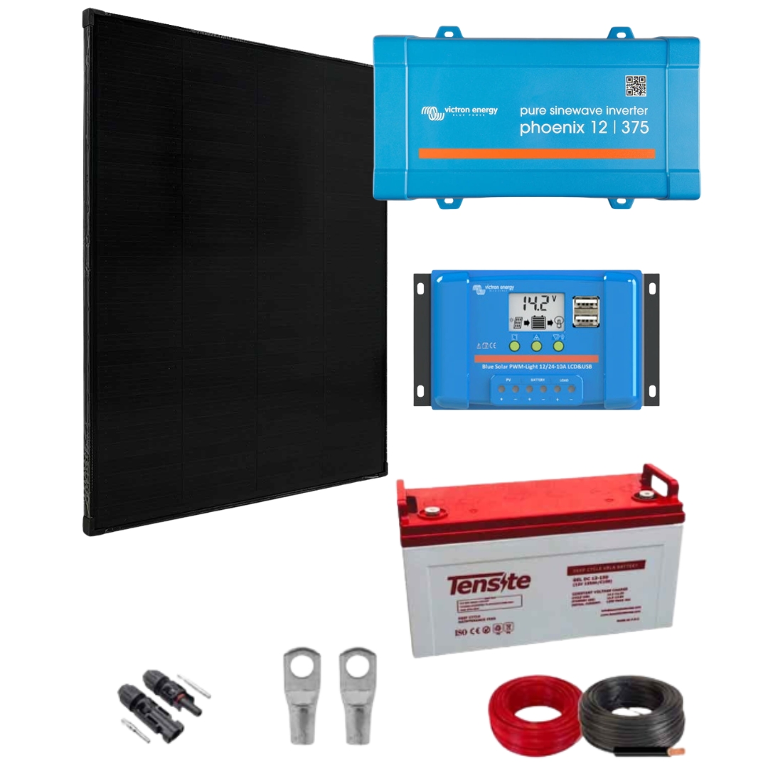 Kit Placa Solar Caravana 300W 12V 750Whdia