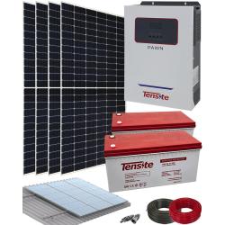 Kit Solar Casa Campo 3000W 24V 6400Whdia