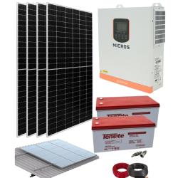 Kit Solar Casa Campo 3000W 24V 6400Whdia