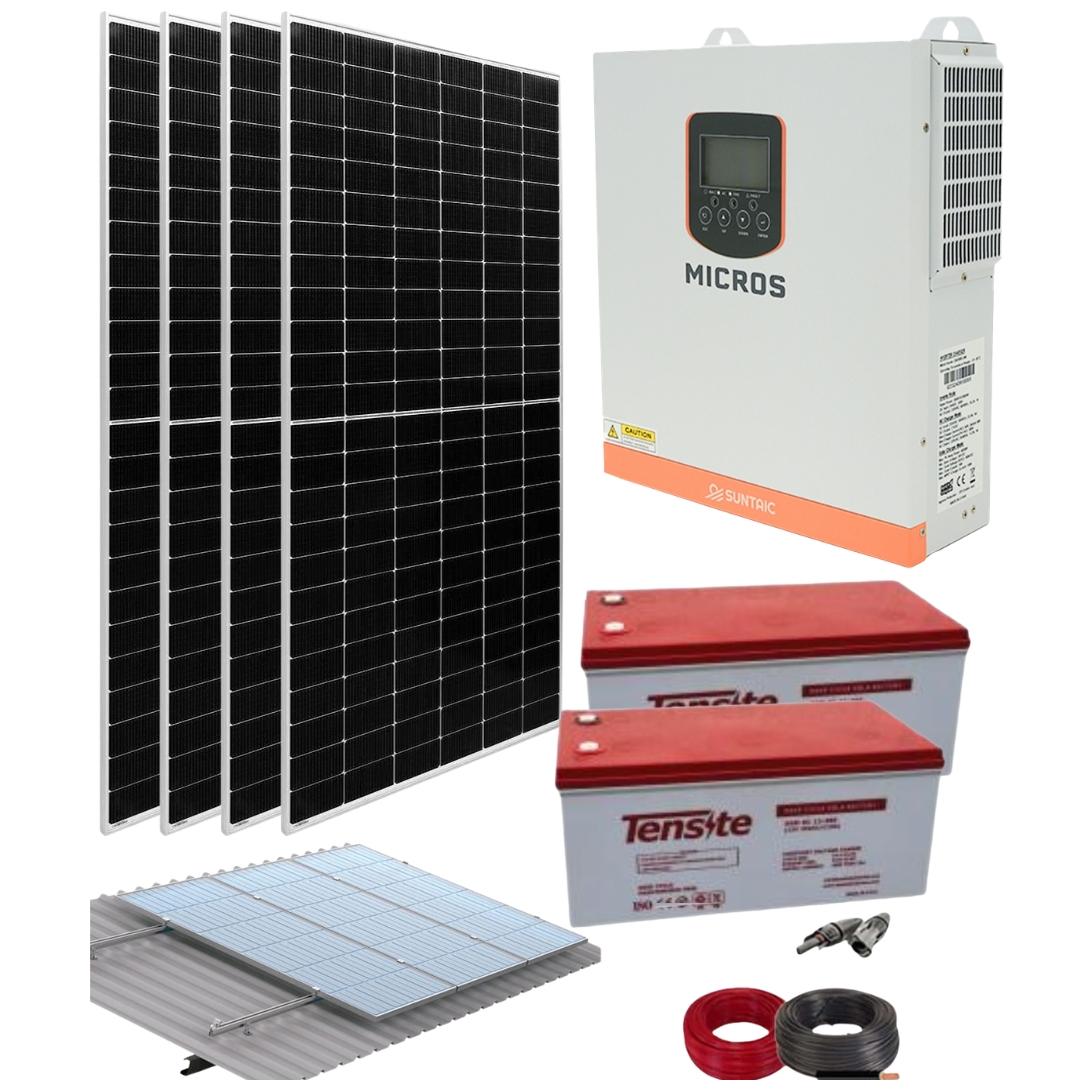 Kit Solar Casa Campo 3000W 24V 6400Whdia