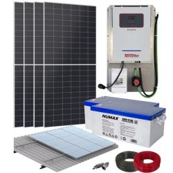 Kit Solar para Casa de Campo 3500W 24V 6600Whdia